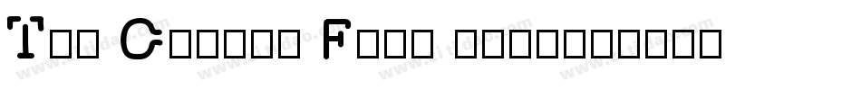 The Circus Font Regu字体转换